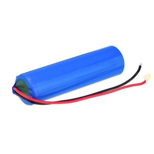 АКБ 18650 Li-ion, 3.7V, 2800 mAh, с защитой и проводами для пайки (М)