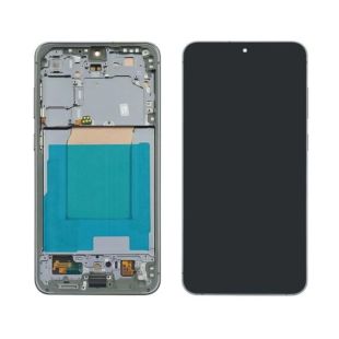 LCD Samsung S25 FE (5G)/S731 (2024) с черным тачскр.и серебристой корп. рамкой Original (M)