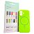 Чохол iPhone 17/18 Silicon BEATS with MagSafe №13 Neon green