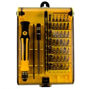 Набір викруток BS-6089a BiSheng 45 in 1 ручка з насадками + пінцет (W) 