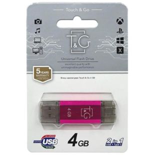 Usb 4Gb T&G 009 Star series (Type C 2.0) Fuchsia
