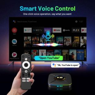 Smart TV HK1 RBOX -K8 Mini 2/32GB (RK3518, Android 14.0, 4Core 64bit, 2.4G+5G+BT, VF)