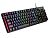 Клавиатура проводная игровая KR-6300 (с разноцветной подсветкой) Black