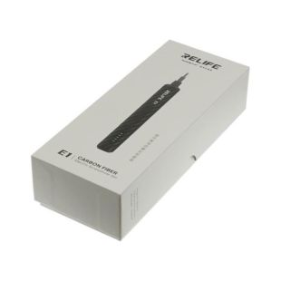 Викрутка акумуляторна Relife E1 Carbon з LED підсвічуванням (12 біт, USB-Type-C) (M) 