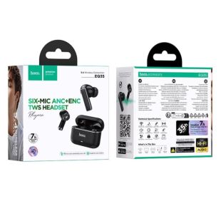 Bluetooth-гарнітура HOCO EQ35 Rhyme (Bluetooth 5.3) Black