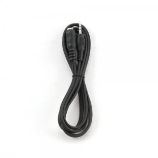 Кабель Gembird CCA-423-2M (3.5mm папа/мама, 2м, черный) Cablexpert