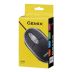 Миша провідна Gemix GM-105 (з прозорою вставкою) Black