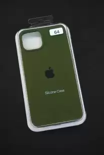 Чохол iPhone 15ProMax Silicon Case original FULL №64 olive green (4you)