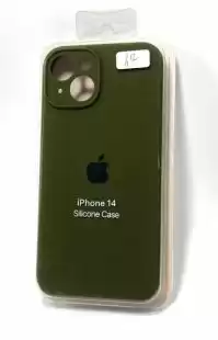 Чохол iPhone 14 Silicon Case original FULL Camera № 64 olive green ( 4you )
