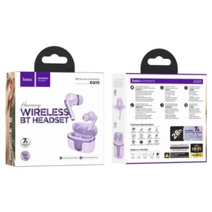 Bluetooth-гарнитура HOCO EQ10 Plus (Bluetooth 5.3) Purple
