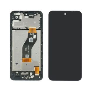 LCD TECNO Spark Go 2 (KM4) з чорним тачскрином + корпусна рамка (М) 