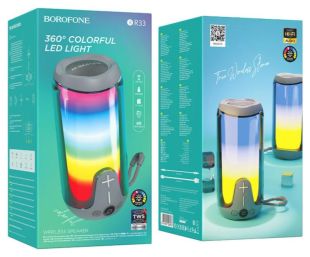Портативна колонка BOROFONE BR33 Pulse (Bluetooth 5.3) Grey