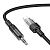Перехідник HOCO UPA27 Lightning to Jack 3.5 1m Black