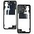 Дисплейная рамка Xiaomi Redmi Note 10/ Note 10s (средняя часть) черная (М)
