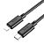 Cable Type-C/iPhone 5 HOCO X88 1m (круглий) Black