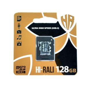 Micro SD 128Gb Hi-Rali Class10 з ад. (UHS-3)