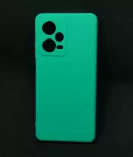 Чохол Xiaomi Redmi Note 12 5G Silicon Soft Silky №4 Azure (4you) 