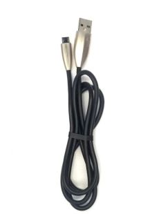 Usb-cable Micro USB 4you Olbani black (2A, soft silicon) (от10шт - 10%)