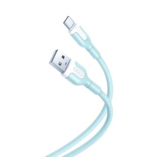Usb-cable Type-C XO NB212 2,1A 1m (круглий) Blue