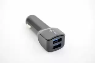АЗП 4you B1 (2100mAh - 100%, Long, 2 USB, Exclusive design) black