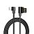 Usb-cable iPhone 5 HOCO U37 Long Roam 2.4А 0.6m (L-образный, метал. коннект,круглый) Black