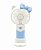 Вентилятор ручний MINI FAN SD-89 (підставка, 3 режими) Blue