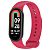 Ремінець на браслет фітнес Xiaomi mi band 8/9/10 Crimson