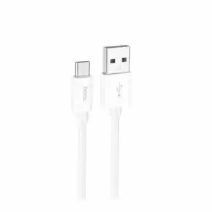 Usb-cable Micro USB HOCO X87 2.4A 1m (круглий) White