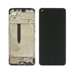 LCD Oppo Reno 7 (4G) із чорним тачскрином + корпусною рамкою OLED (М)