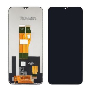 LCD Realme C30S із чорним тачскрином Service Pack (M) 