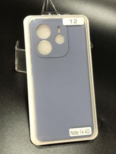 Чехол Xiaomi Redmi Note 14(4G) 163mm Global Version Silicon Original FULL №12 Charcoal grey (4you)