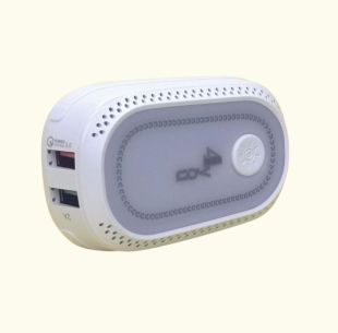 CЗУ 4you A42 adjustable light charger  (28W, 5A, Fast Charger QC 3.0, 2USB) white (от10шт - 10%)