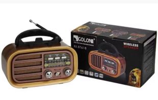 Радіоприймач Golon RX-BT638 (USB+SD) Rose Gold