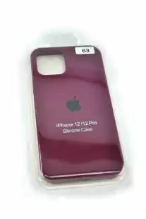 Чохол iPhone XS Max Silicon Case original FULL №63 burgundy (4you)