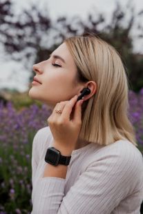 Bluetooth-гарнітура 4you CRUX black (Game Design, BT 5.1, Гар12мес, РРЦ-909г) - СМАЧНА ЦІНА!