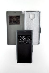 Flip Cover for Samsung M01 (2020) Afina Black (4you) "Акционная цена"