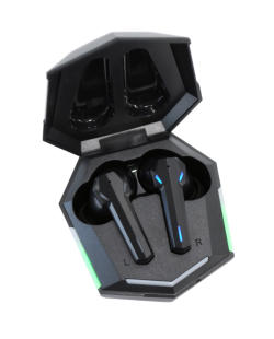 Bluetooth-гарнітура 4you CRUX black (Game Design, BT 5.1, Гар12мес, РРЦ-909г) - СМАЧНА ЦІНА!
