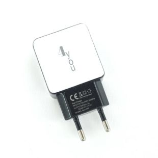 МЗП 4you A40 (18W, Fast Charger QC 3.0, 5V / 3A, 9V / 12V-1.5A, 1USB) black / white