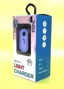 МЗП 4you A42 adjustable light charger (28W, 5A, Fast Charger QC 3.0, 2USB) black (від10шт - 10%)