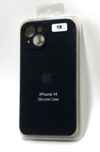 Чохол iPhone 14 Silicon Case original FULL Camera № 18 Black ( 4you )