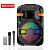 Портативная колонка ZQS10102 (USB+SD+Bluetooth+FM+дисплей+1-динамик+2микрофона 44см*30см*24см) Black