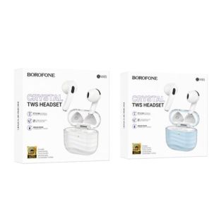 Bluetooth-гарнітура BOROFONE BW85 (Bluetooth 5.4) White