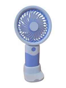 Вентилятор ручний MINI FAN SD-30 (підставка, 3 режими) Blue