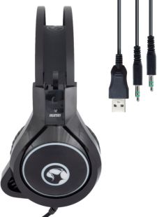 Гарнитура MARVO HG8901 (микрофон, мониторы,LED) Black