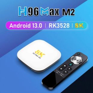 Smart TV H96 Max M2 4/32GB (Android 13,RK3528, 2.4/5G,V5.1)