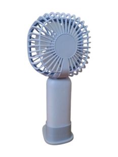 Вентилятор ручной HANDHELD FAN H137-12 (подставка для телефона, 3 режима, Type-C) Blue
