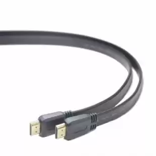 Кабель Cablexpert CC-HDMI4F-6 (HDMI V.1.4, тато / тато, позолоч.контакти, плоский, 1.8м)