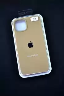 Чохол iPhone 15Pro Silicon Case original FULL №28 gold (4you)