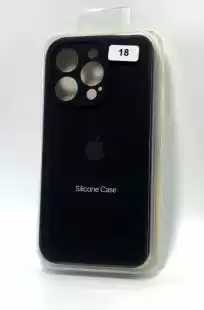 Чохол iPhone 15ProMax Silicon Case original FULL Camera №18 black (4you)