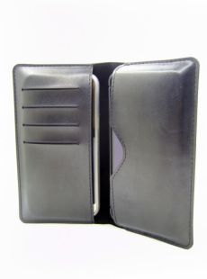 Портмоне "4you" 5,0-5,2 "(для 2 тел) чорний глянцевий (шкірзам)